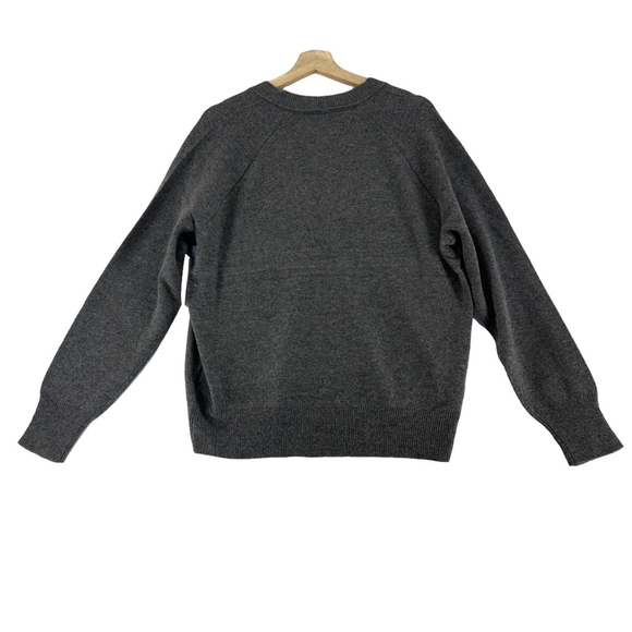 Equipment Madalene V-Neck Cashmere Women’s Sweater, Size L, Grey NWT - Picture 2 of 12